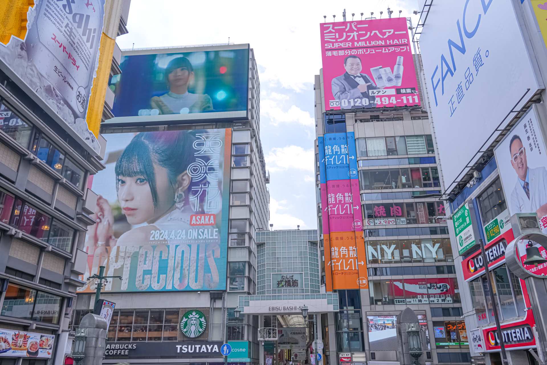 Quartier de namba à Osaka